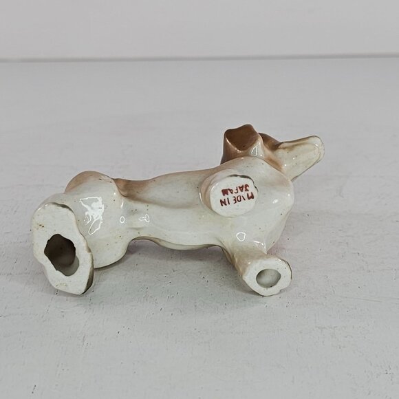 Vintage Bone China Japan Dachshund Standing Dog Figurine - Picture 7 of 9